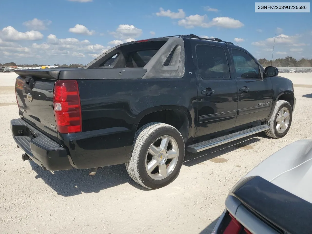 2009 Chevrolet Avalanche K1500 Lt VIN: 3GNFK22089G226686 Lot: 76305524