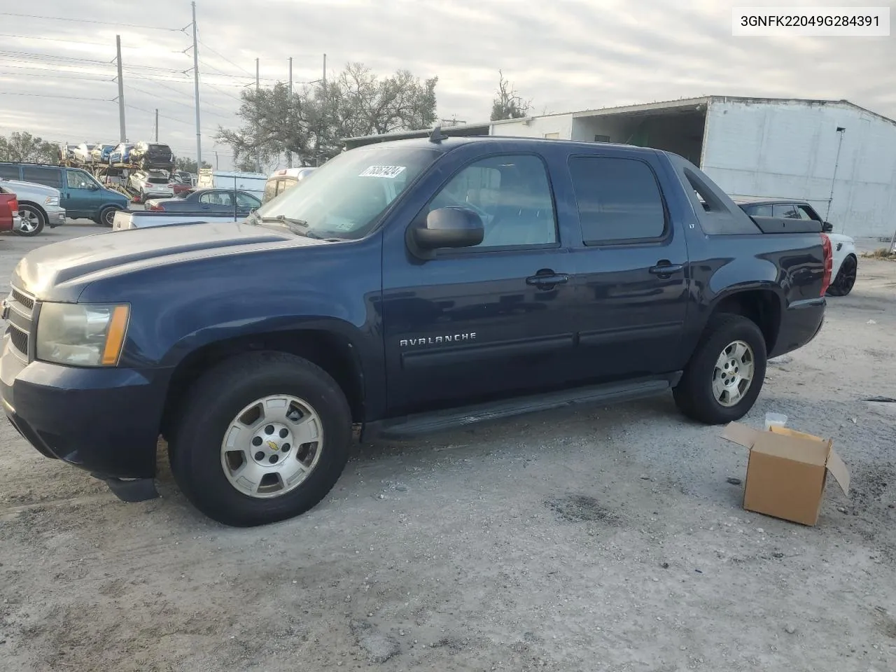 2009 Chevrolet Avalanche K1500 Lt VIN: 3GNFK22049G284391 Lot: 76367424