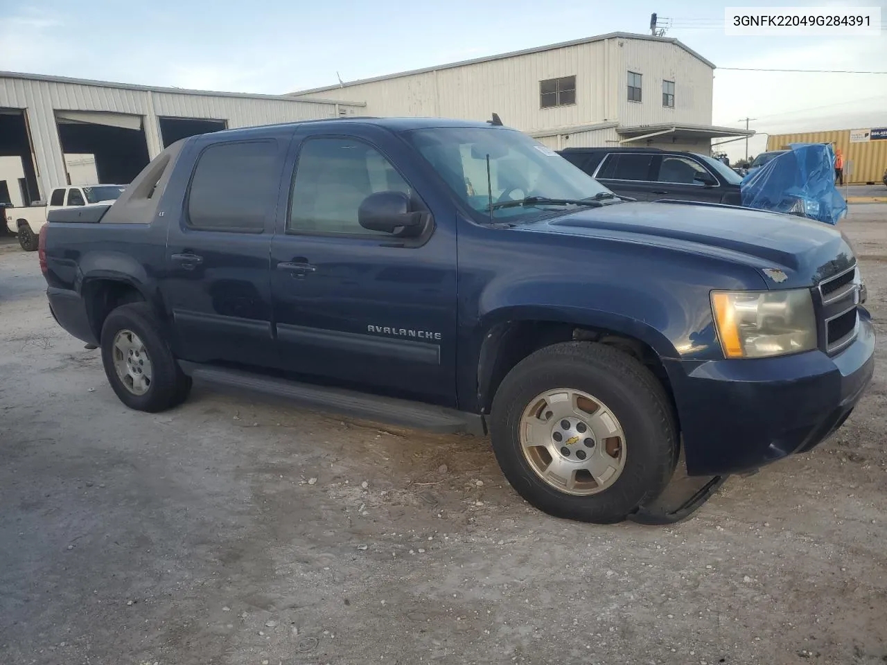 2009 Chevrolet Avalanche K1500 Lt VIN: 3GNFK22049G284391 Lot: 76367424