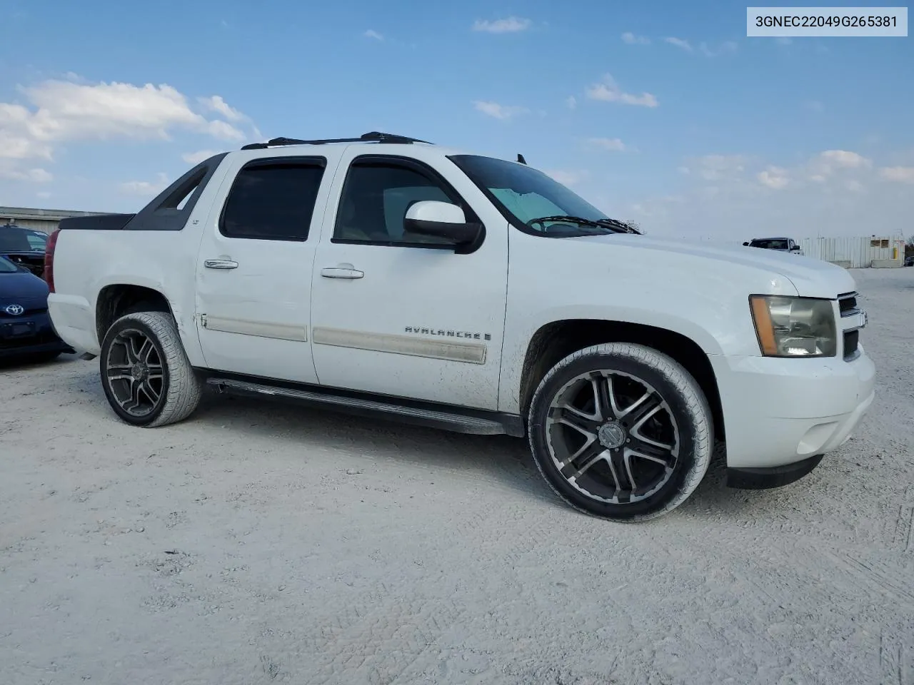 2009 Chevrolet Avalanche C1500 Lt VIN: 3GNEC22049G265381 Lot: 77637224