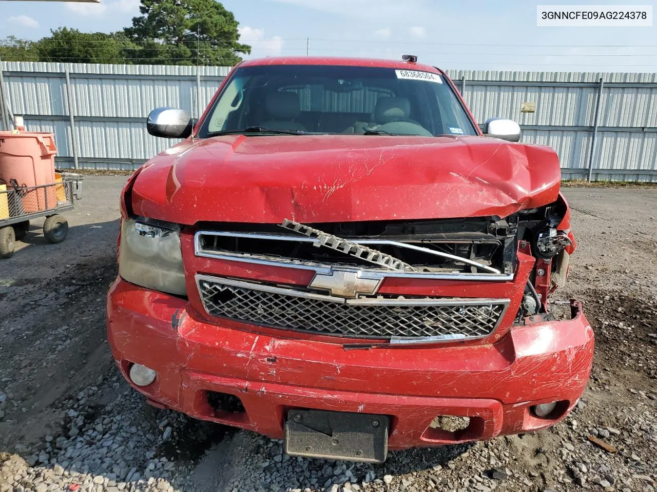 3GNNCFE09AG224378 2010 Chevrolet Avalanche Lt