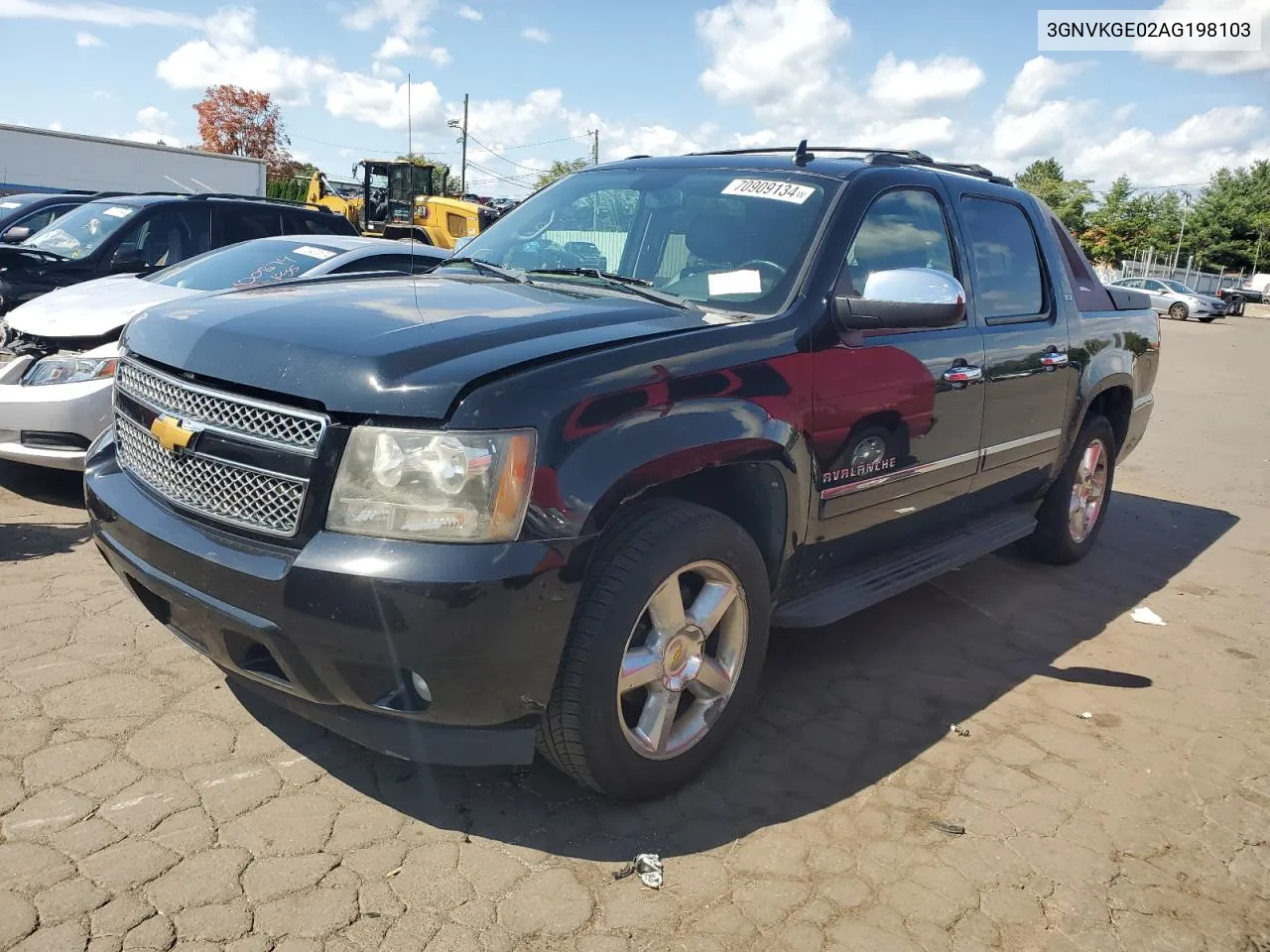 3GNVKGE02AG198103 2010 Chevrolet Avalanche Ltz