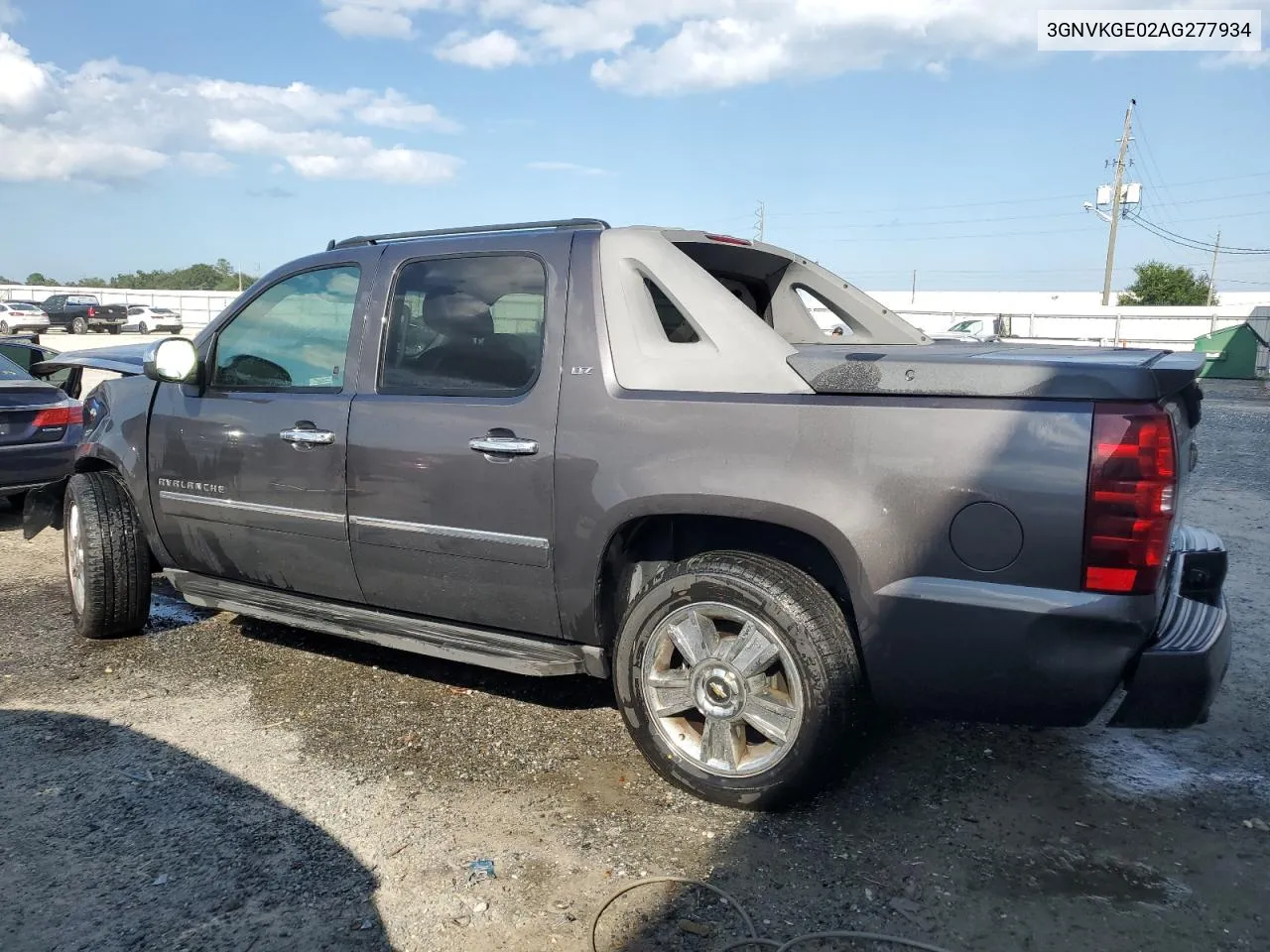 2010 Chevrolet Avalanche Ltz VIN: 3GNVKGE02AG277934 Lot: 72011254