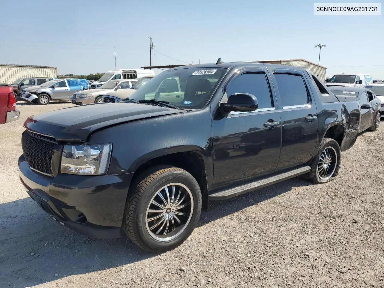 2010 Chevrolet Avalanche Ls VIN: 3GNNCEE09AG231731 Lot: 74928964