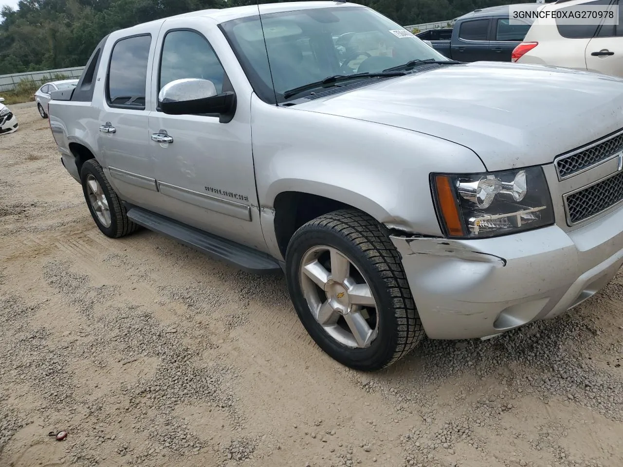 2010 Chevrolet Avalanche Lt VIN: 3GNNCFE0XAG270978 Lot: 75644504