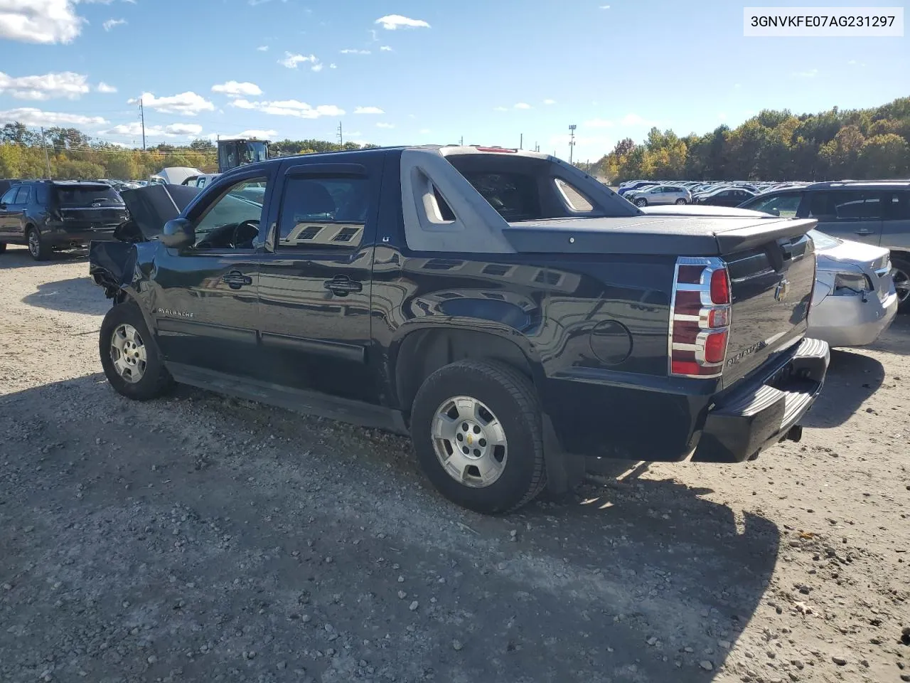 3GNVKFE07AG231297 2010 Chevrolet Avalanche Lt