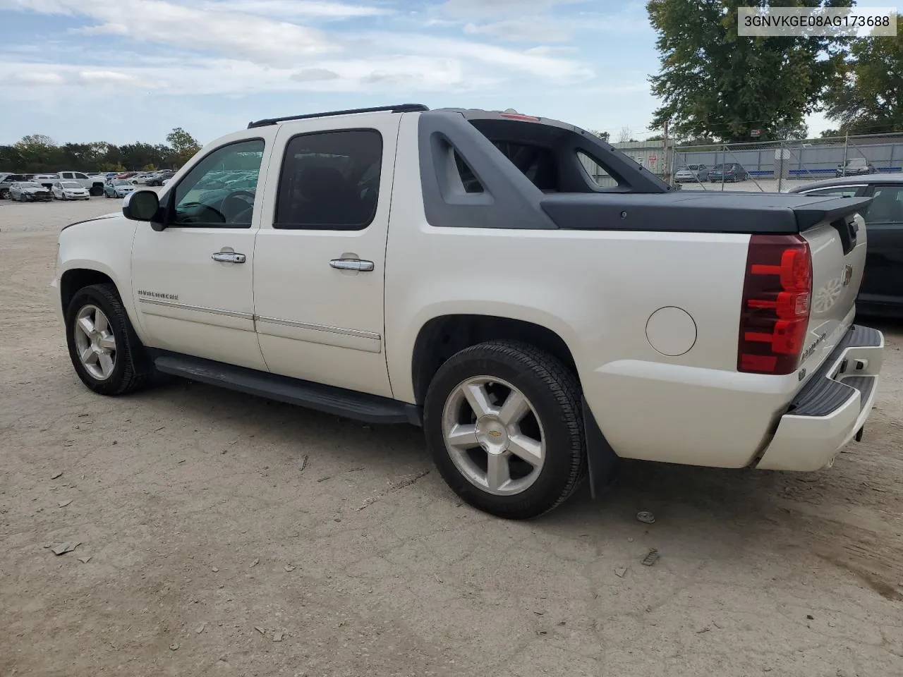 2010 Chevrolet Avalanche Ltz VIN: 3GNVKGE08AG173688 Lot: 77036334