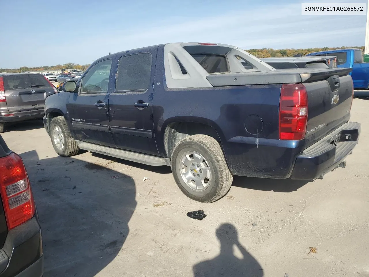 2010 Chevrolet Avalanche Lt VIN: 3GNVKFE01AG265672 Lot: 77442814