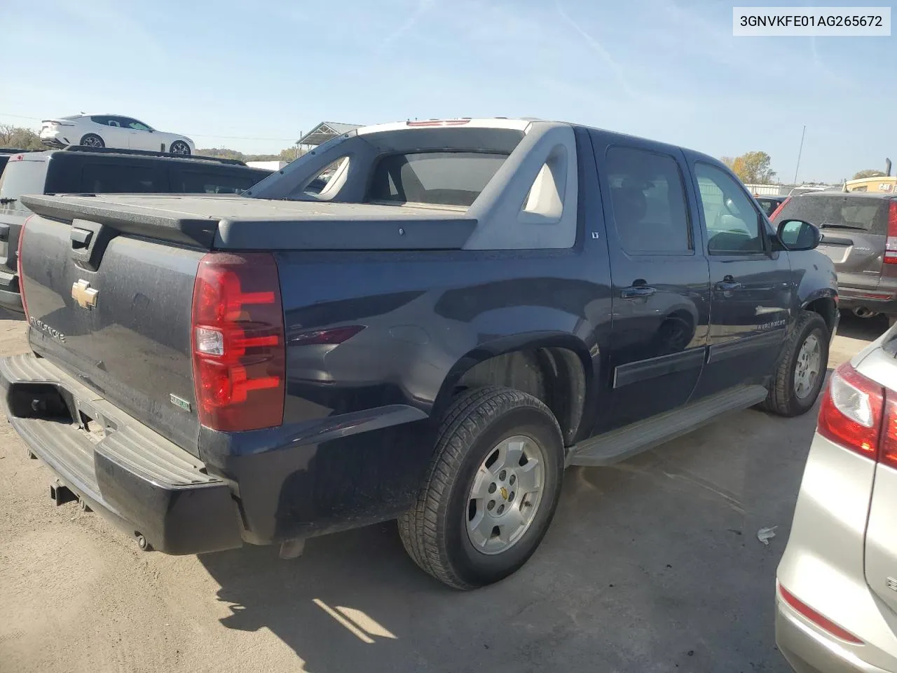 2010 Chevrolet Avalanche Lt VIN: 3GNVKFE01AG265672 Lot: 77442814