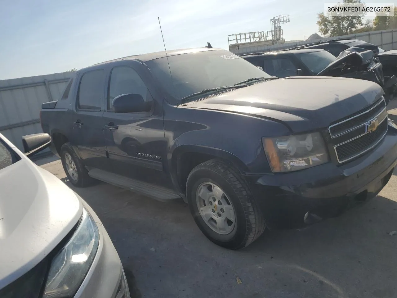 2010 Chevrolet Avalanche Lt VIN: 3GNVKFE01AG265672 Lot: 77442814