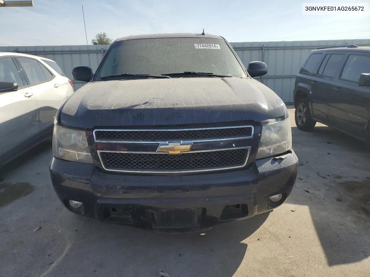 2010 Chevrolet Avalanche Lt VIN: 3GNVKFE01AG265672 Lot: 77442814