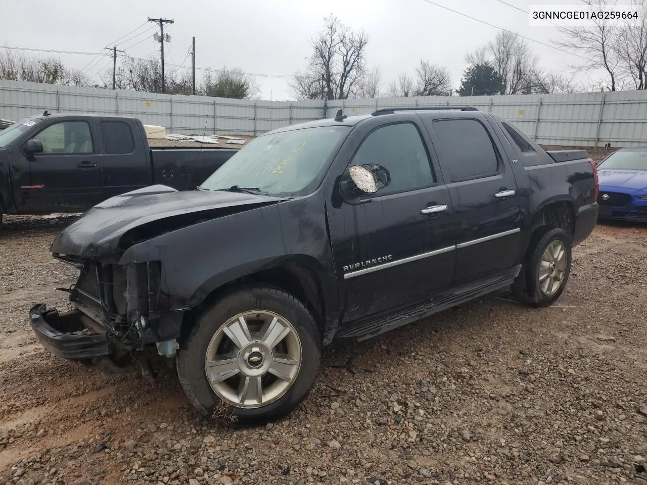 2010 Chevrolet Avalanche Ltz VIN: 3GNNCGE01AG259664 Lot: 80579493