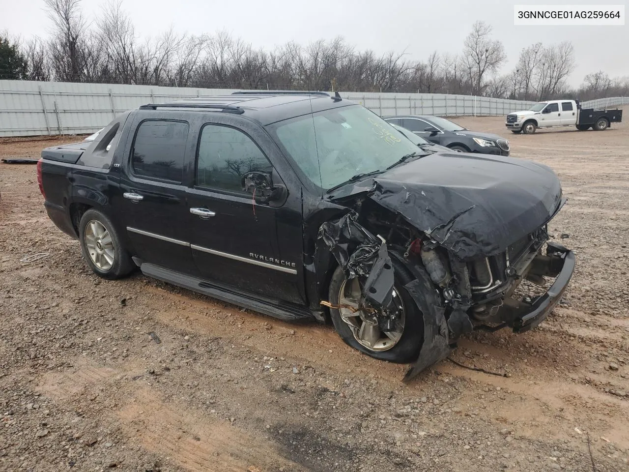 2010 Chevrolet Avalanche Ltz VIN: 3GNNCGE01AG259664 Lot: 80579493