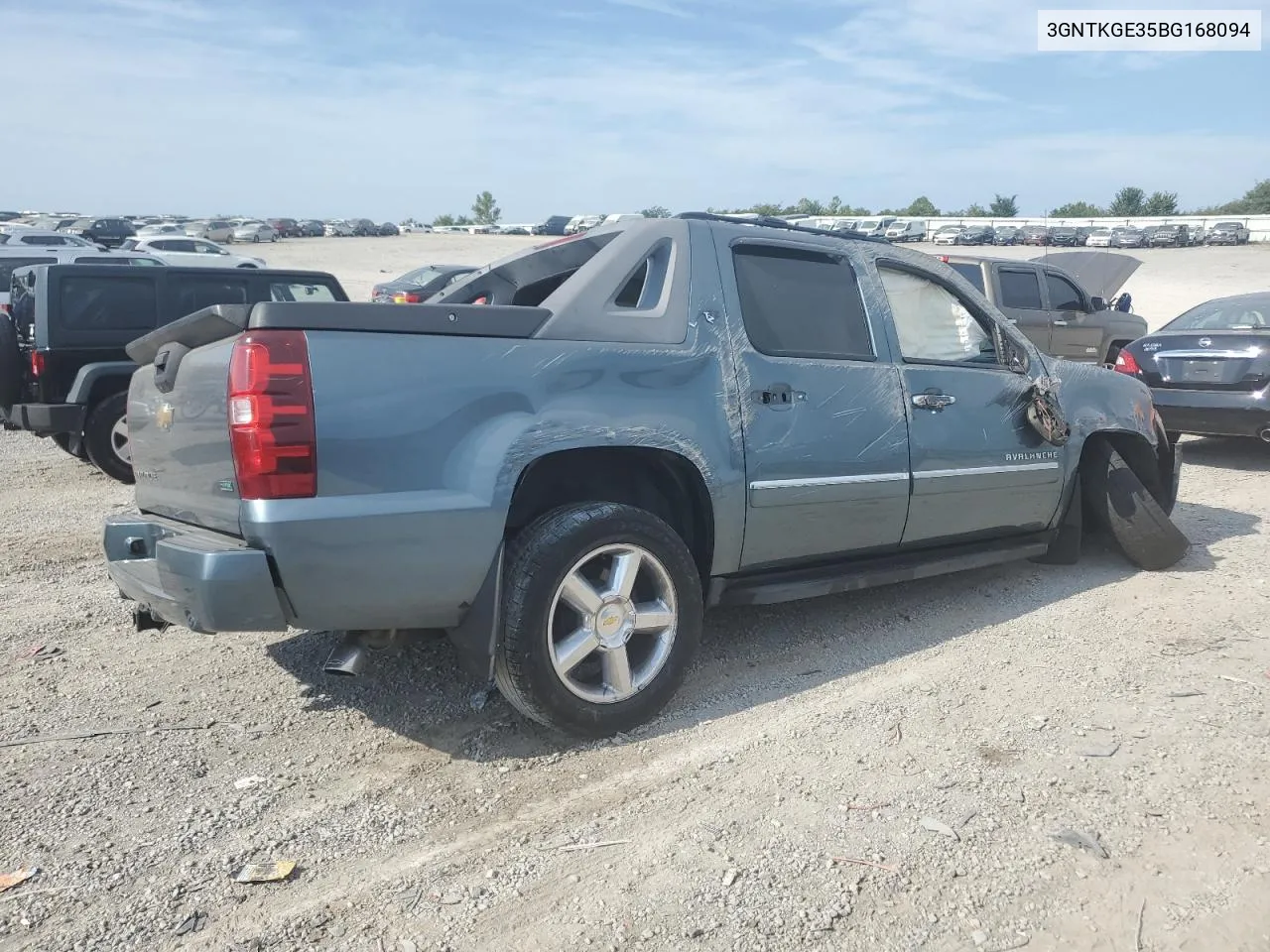 2011 Chevrolet Avalanche Ltz VIN: 3GNTKGE35BG168094 Lot: 67565354