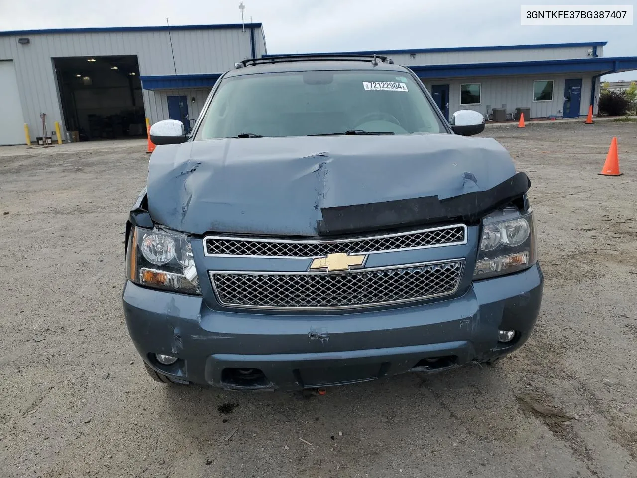 2011 Chevrolet Avalanche Lt VIN: 3GNTKFE37BG387407 Lot: 72122904