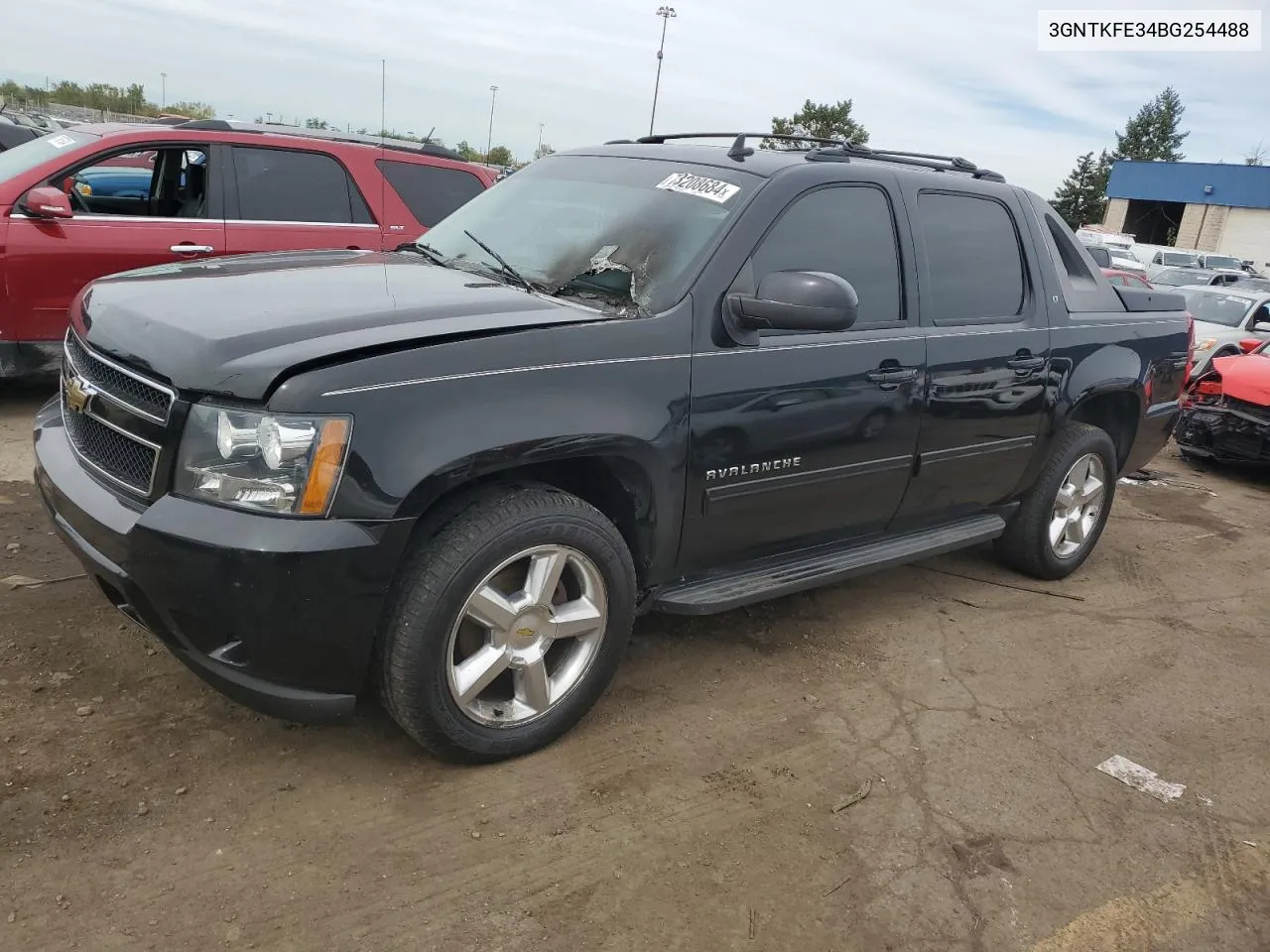 2011 Chevrolet Avalanche Lt VIN: 3GNTKFE34BG254488 Lot: 73208684