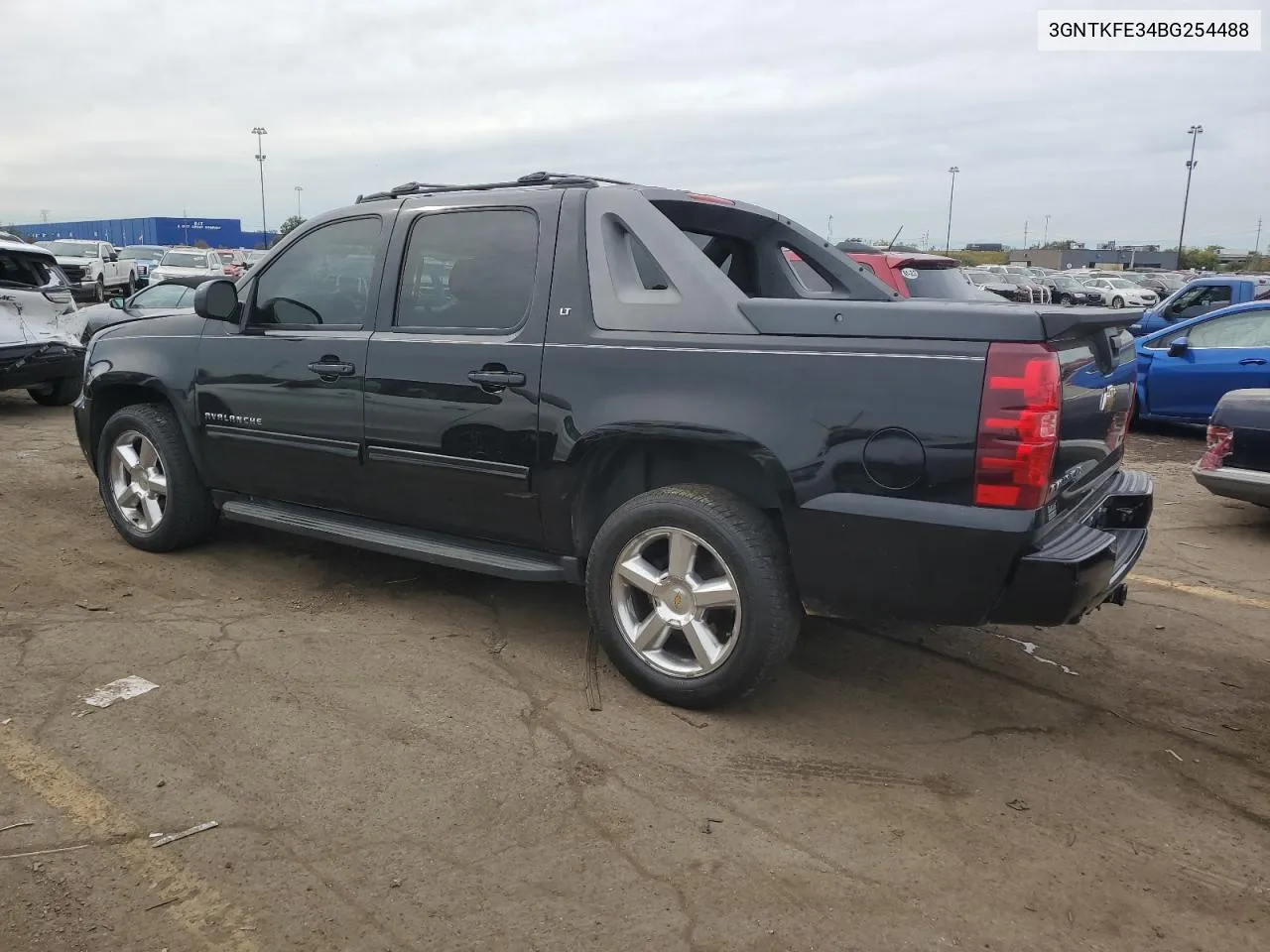 2011 Chevrolet Avalanche Lt VIN: 3GNTKFE34BG254488 Lot: 73208684