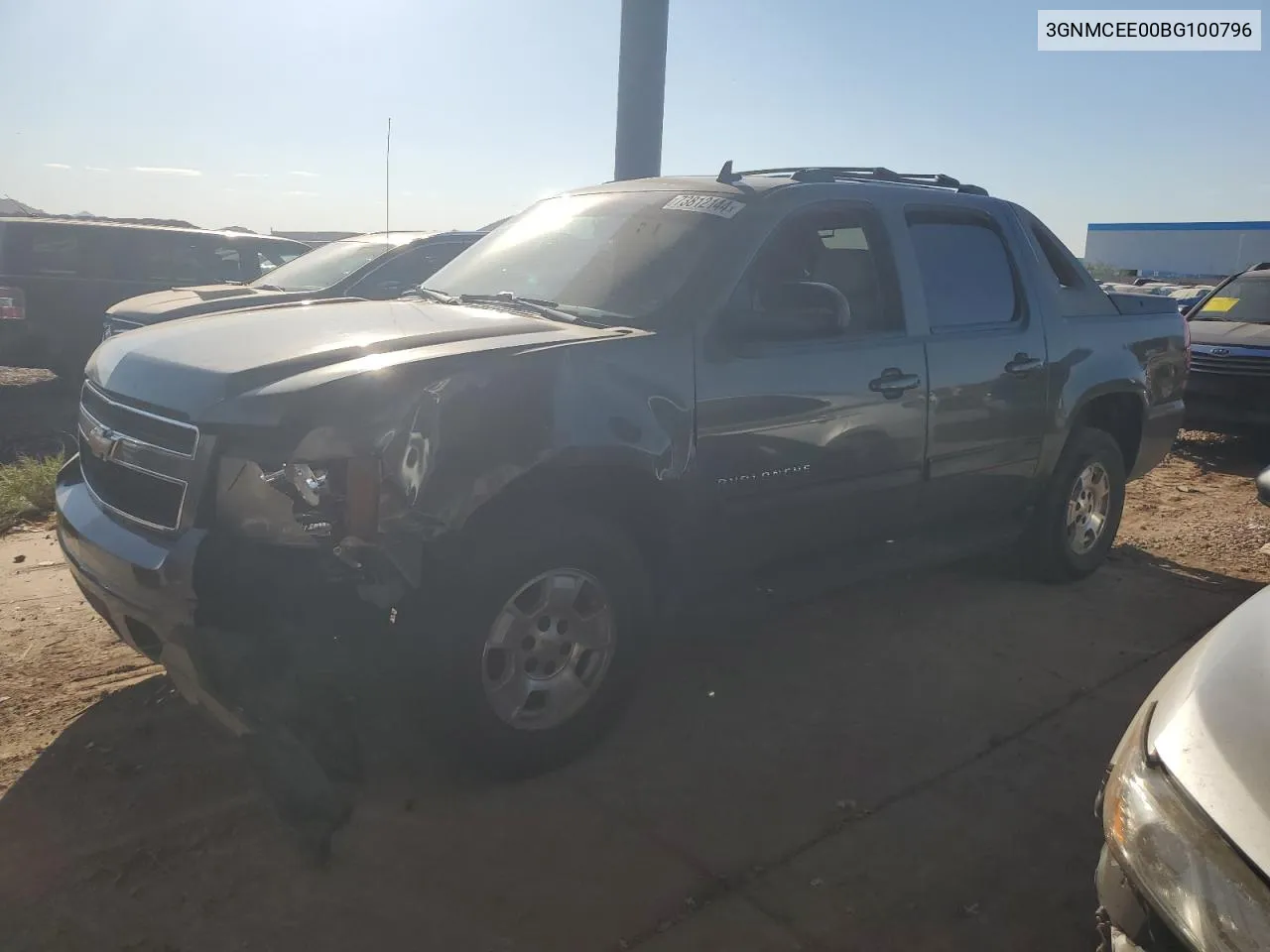 2011 Chevrolet Avalanche Ls VIN: 3GNMCEE00BG100796 Lot: 73812144