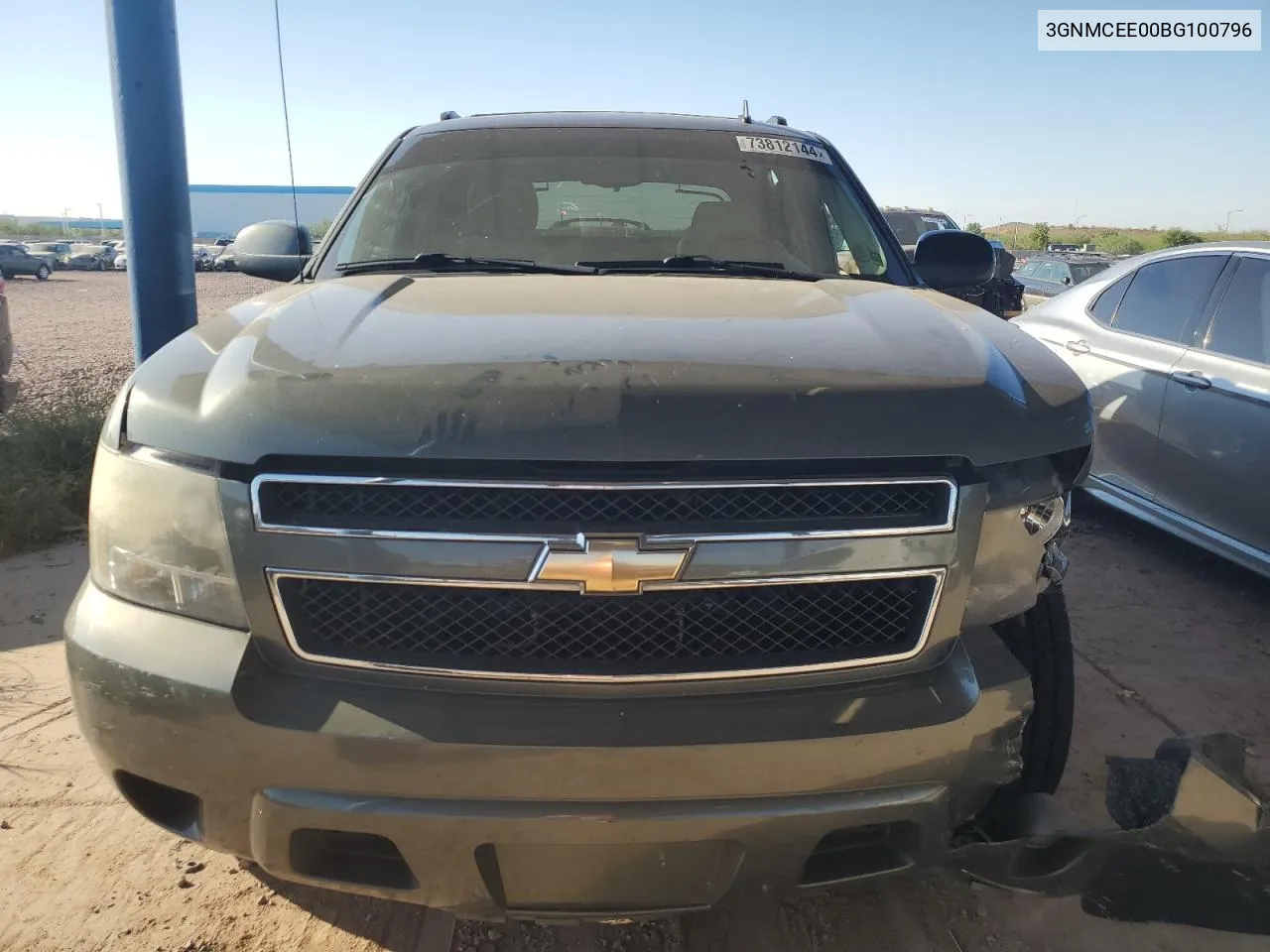 2011 Chevrolet Avalanche Ls VIN: 3GNMCEE00BG100796 Lot: 73812144