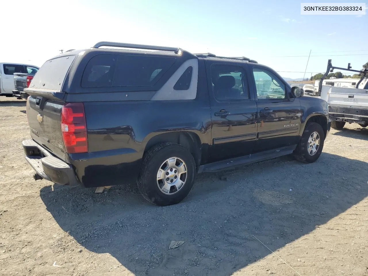 2011 Chevrolet Avalanche Ls VIN: 3GNTKEE32BG383324 Lot: 75038554