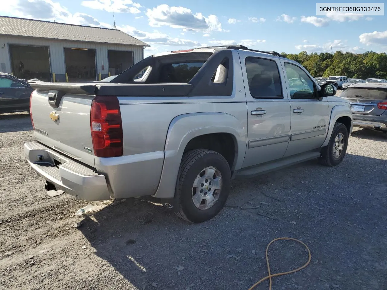 2011 Chevrolet Avalanche Lt VIN: 3GNTKFE36BG133476 Lot: 75259394