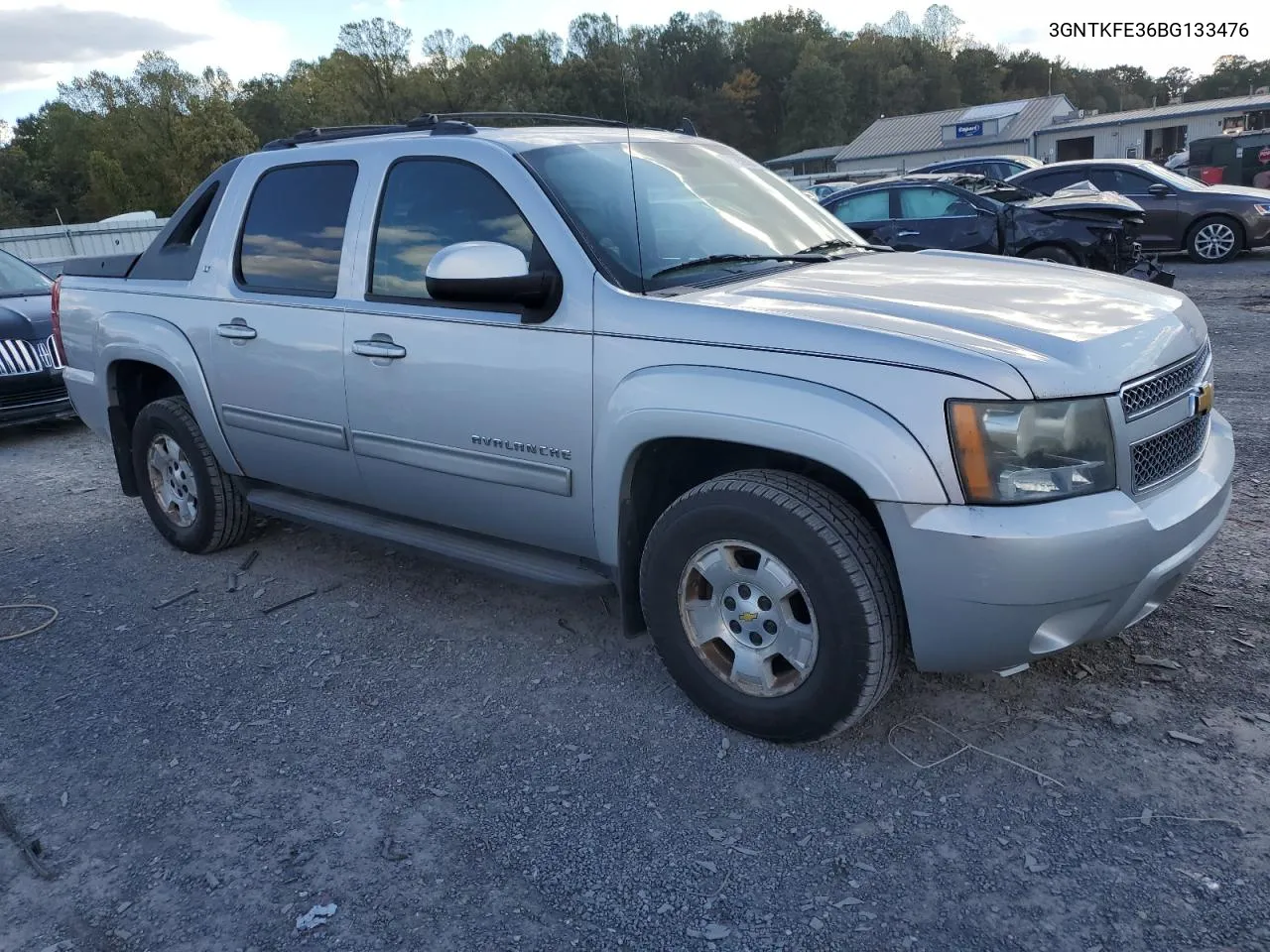 2011 Chevrolet Avalanche Lt VIN: 3GNTKFE36BG133476 Lot: 75259394