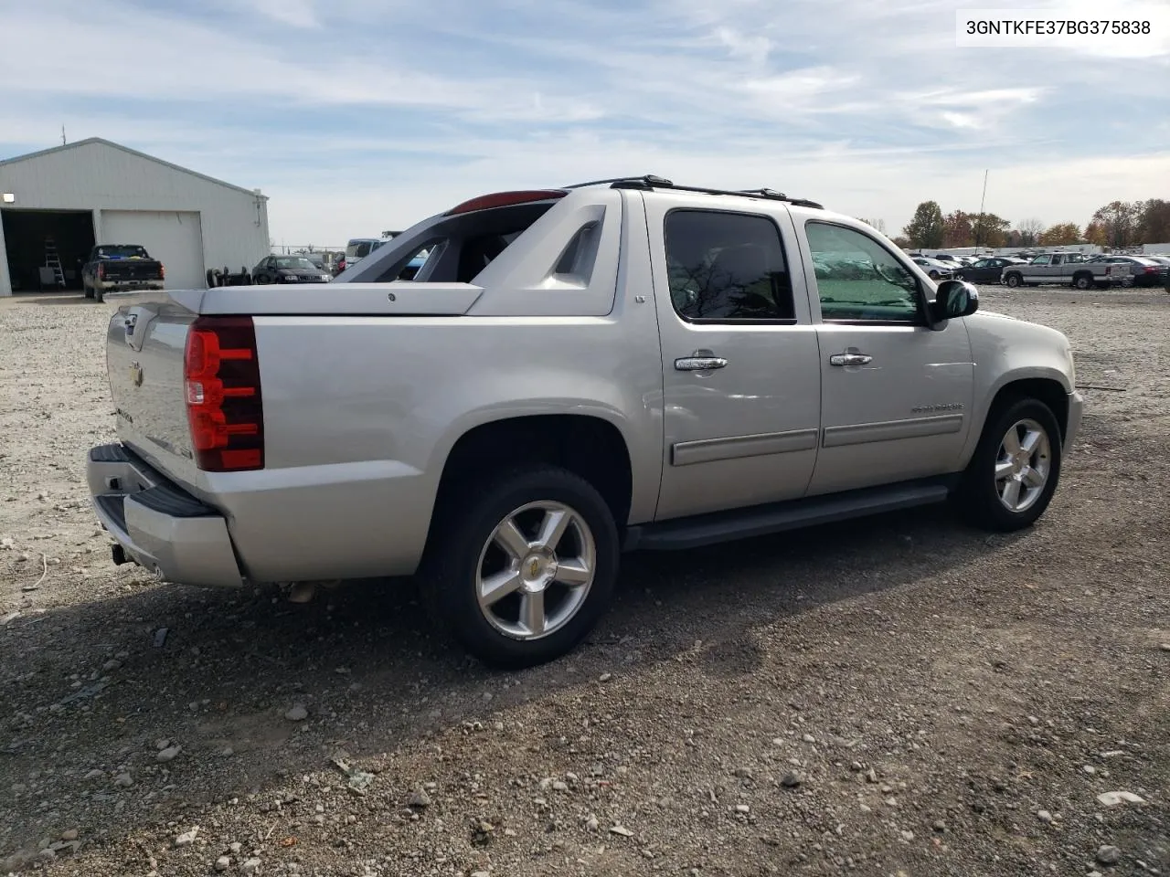 2011 Chevrolet Avalanche Lt VIN: 3GNTKFE37BG375838 Lot: 78036164