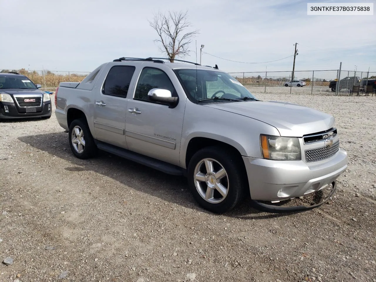 2011 Chevrolet Avalanche Lt VIN: 3GNTKFE37BG375838 Lot: 78036164