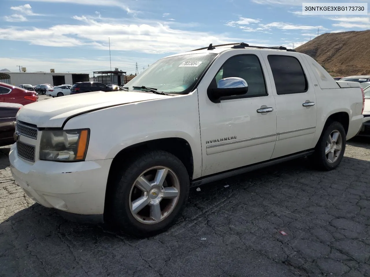 3GNTKGE3XBG173730 2011 Chevrolet Avalanche Ltz