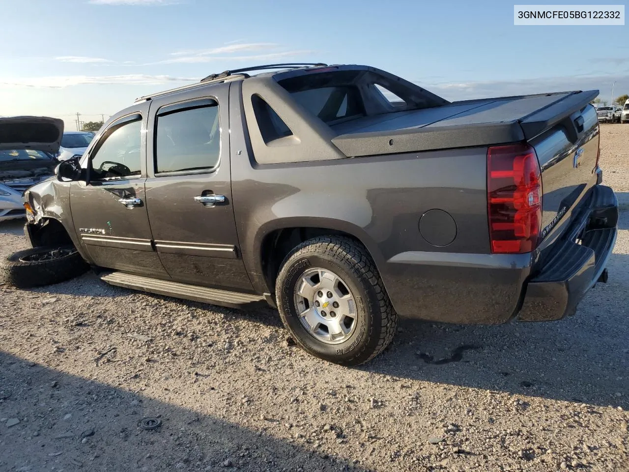 2011 Chevrolet Avalanche Lt VIN: 3GNMCFE05BG122332 Lot: 79298164