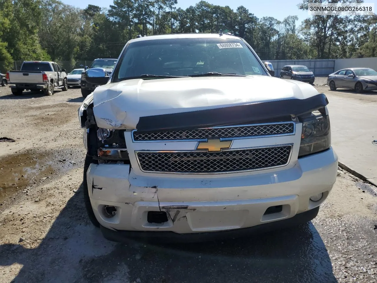 2012 Chevrolet Avalanche Ltz VIN: 3GNMCGE08CG266318 Lot: 68808734