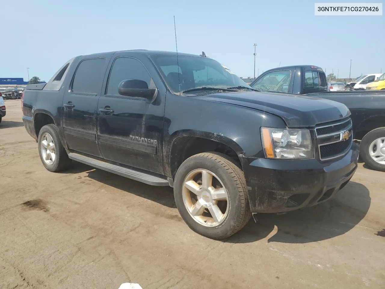 2012 Chevrolet Avalanche Lt VIN: 3GNTKFE71CG270426 Lot: 69863704