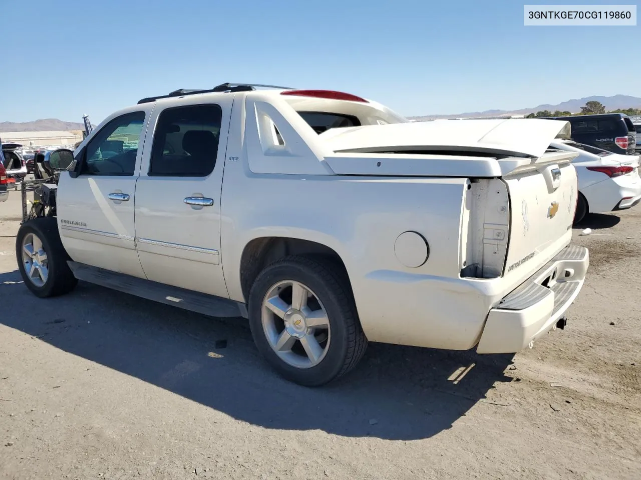 2012 Chevrolet Avalanche Ltz VIN: 3GNTKGE70CG119860 Lot: 72067954