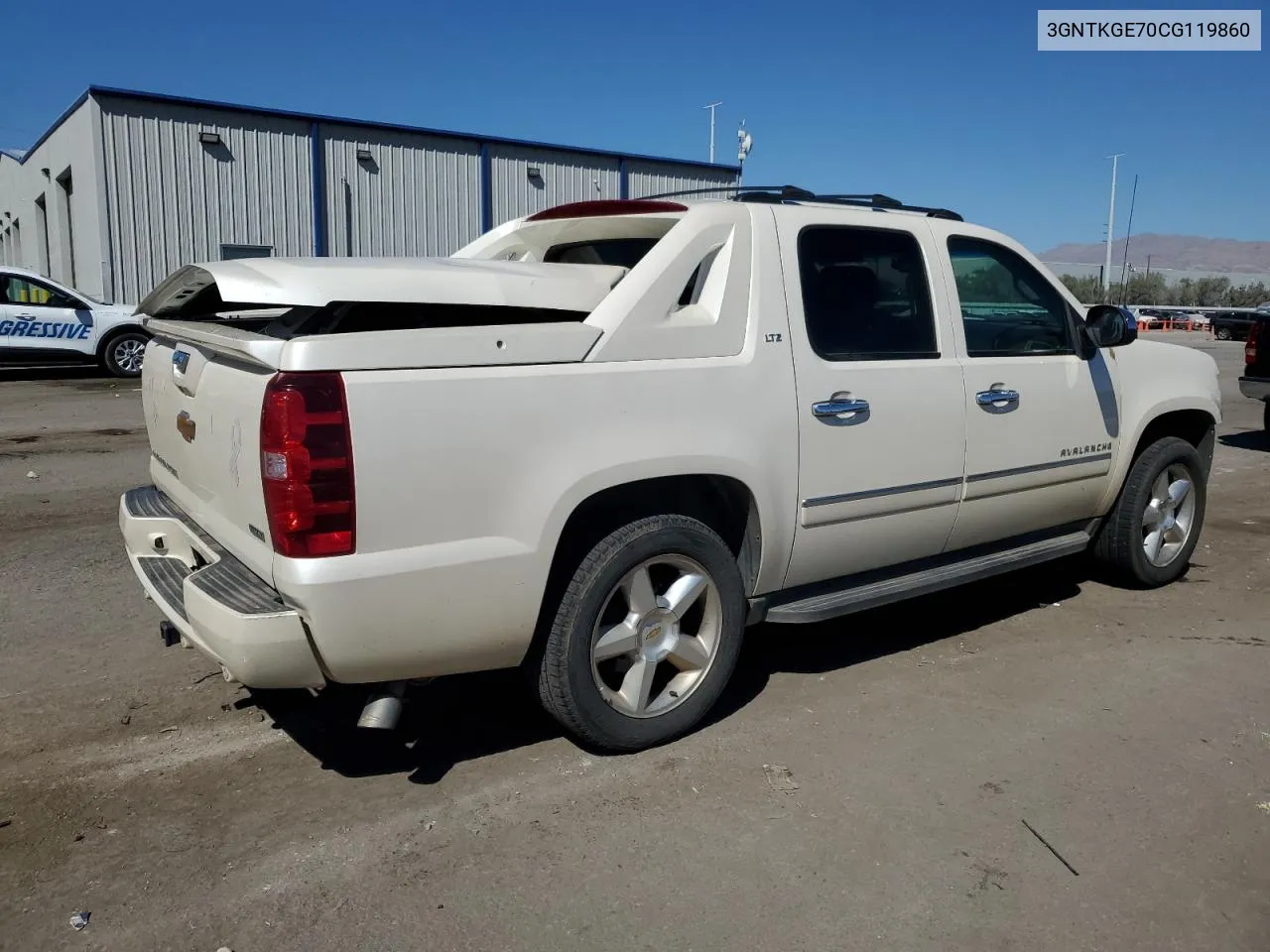 2012 Chevrolet Avalanche Ltz VIN: 3GNTKGE70CG119860 Lot: 72067954