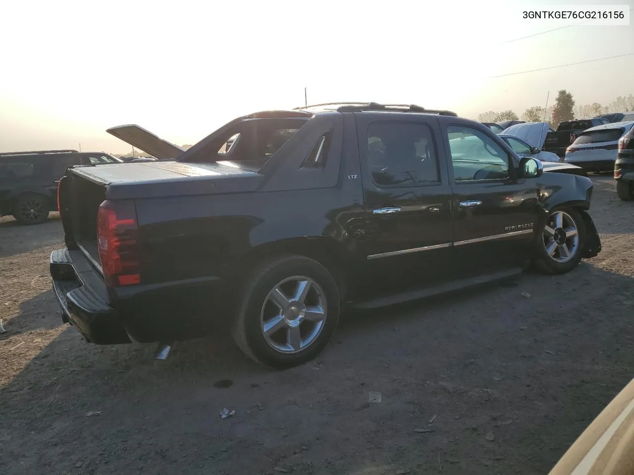 2012 Chevrolet Avalanche Ltz VIN: 3GNTKGE76CG216156 Lot: 73497544