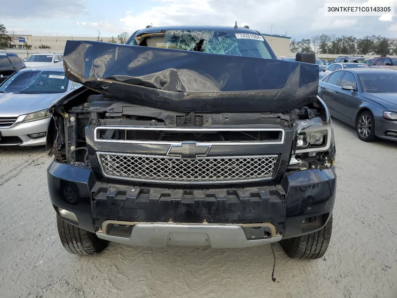 2012 Chevrolet Avalanche Lt VIN: 3GNTKFE71CG143305 Lot: 74331564