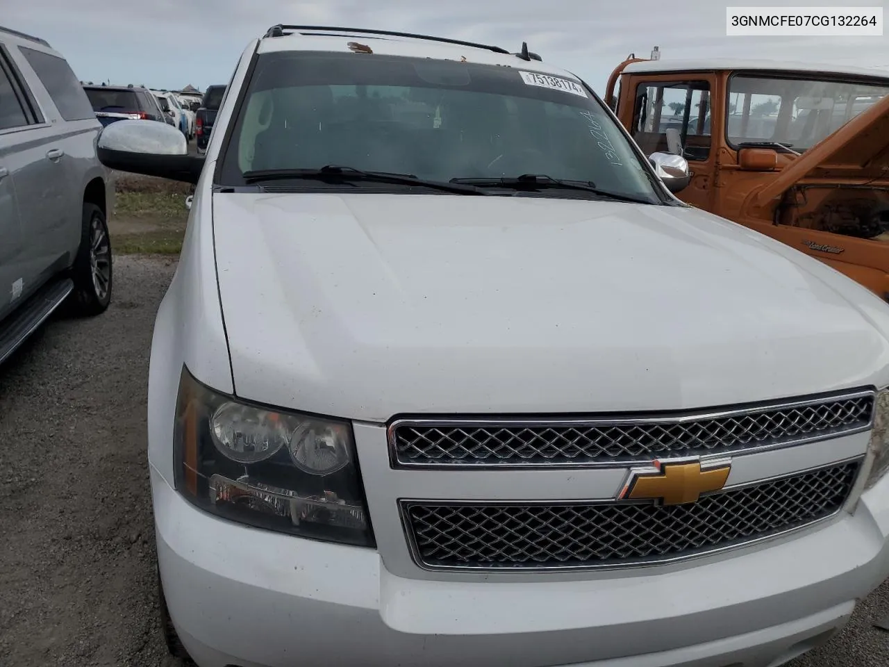 2012 Chevrolet Avalanche Lt VIN: 3GNMCFE07CG132264 Lot: 75138174