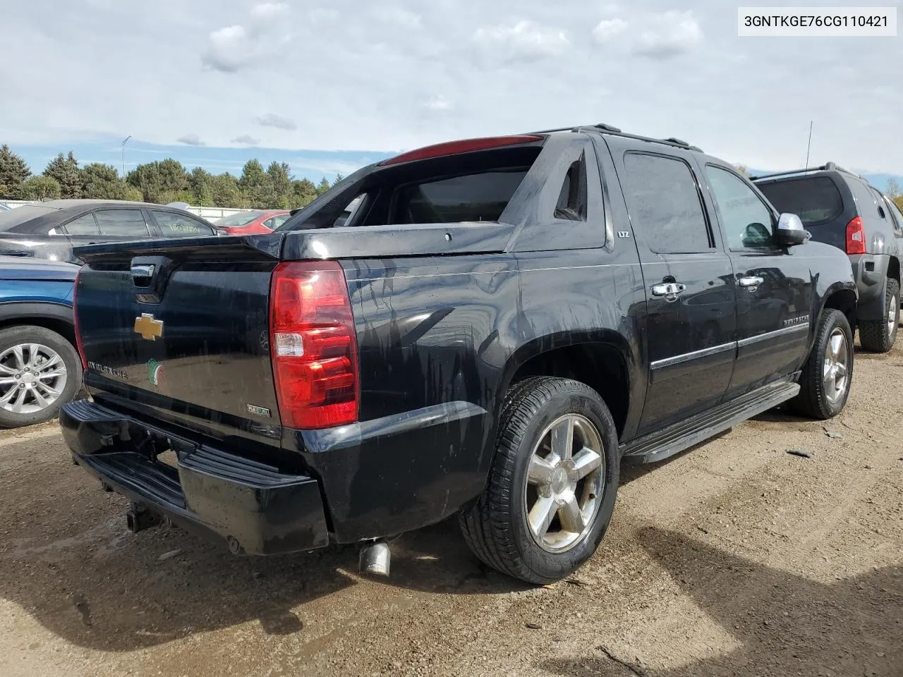 2012 Chevrolet Avalanche Ltz VIN: 3GNTKGE76CG110421 Lot: 75436804