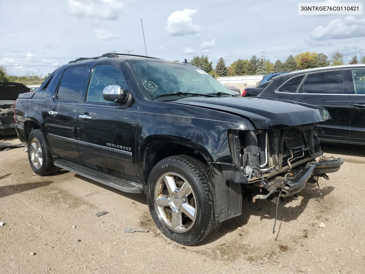 2012 Chevrolet Avalanche Ltz VIN: 3GNTKGE76CG110421 Lot: 75436804