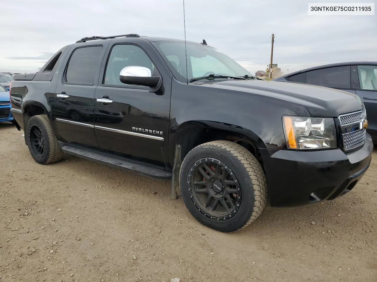 2012 Chevrolet Avalanche Ltz VIN: 3GNTKGE75CG211935 Lot: 76454444