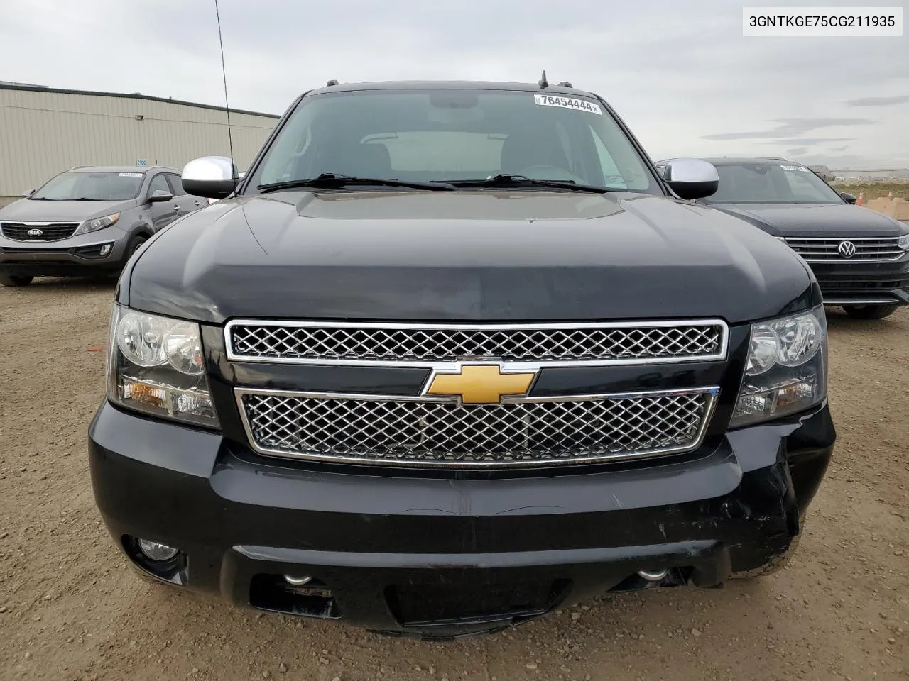 2012 Chevrolet Avalanche Ltz VIN: 3GNTKGE75CG211935 Lot: 76454444