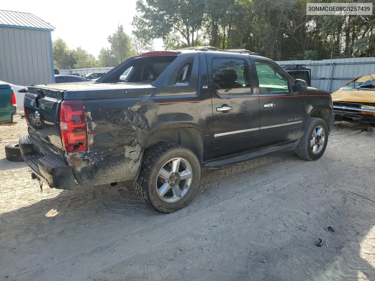 2012 Chevrolet Avalanche Ltz VIN: 3GNMCGE08CG257439 Lot: 79194644