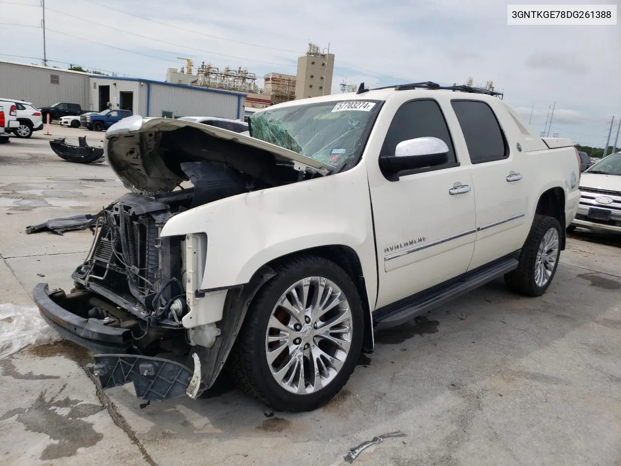 3GNTKGE78DG261388 2013 Chevrolet Avalanche Ltz