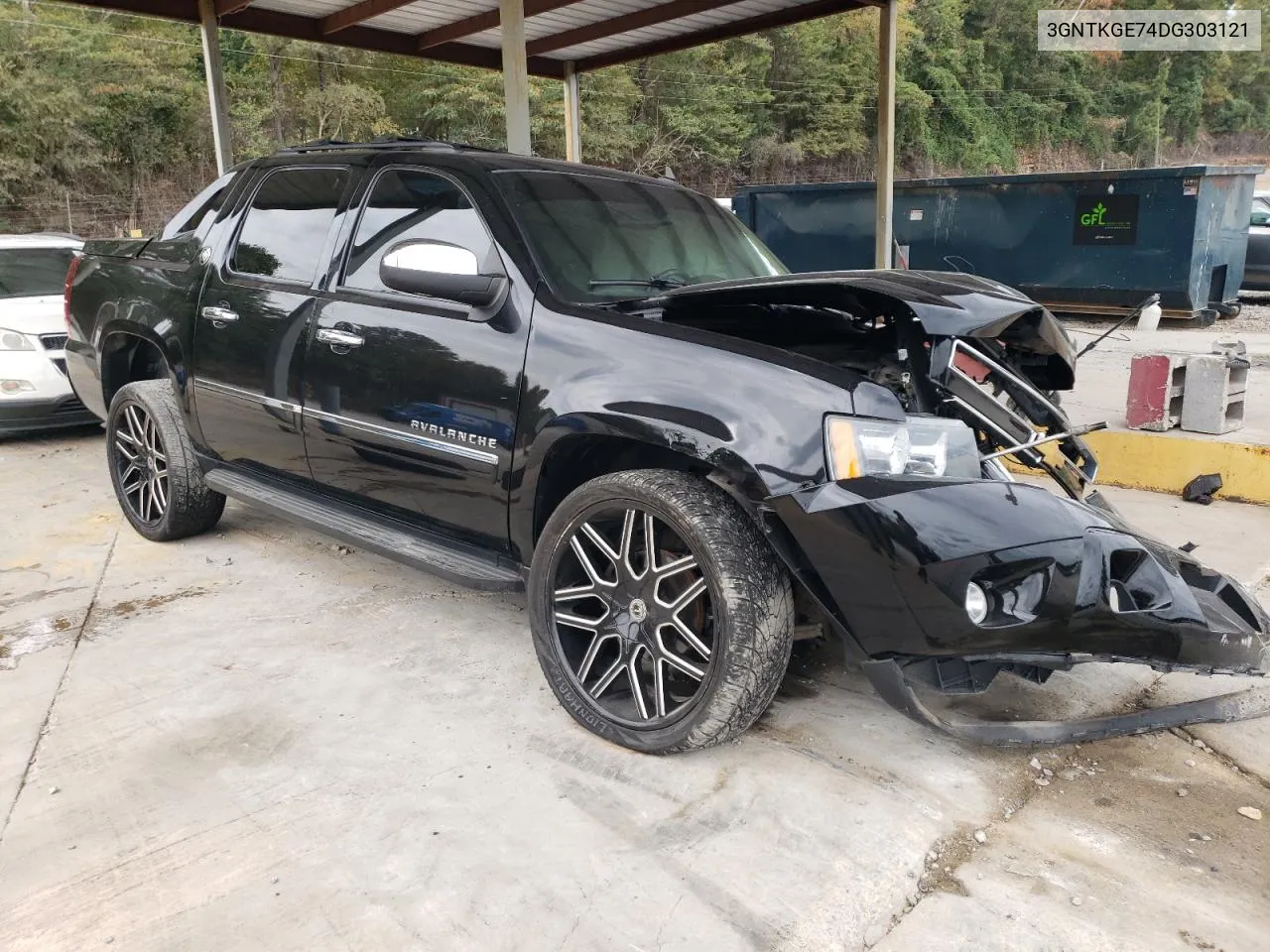 2013 Chevrolet Avalanche Ltz VIN: 3GNTKGE74DG303121 Lot: 70452564