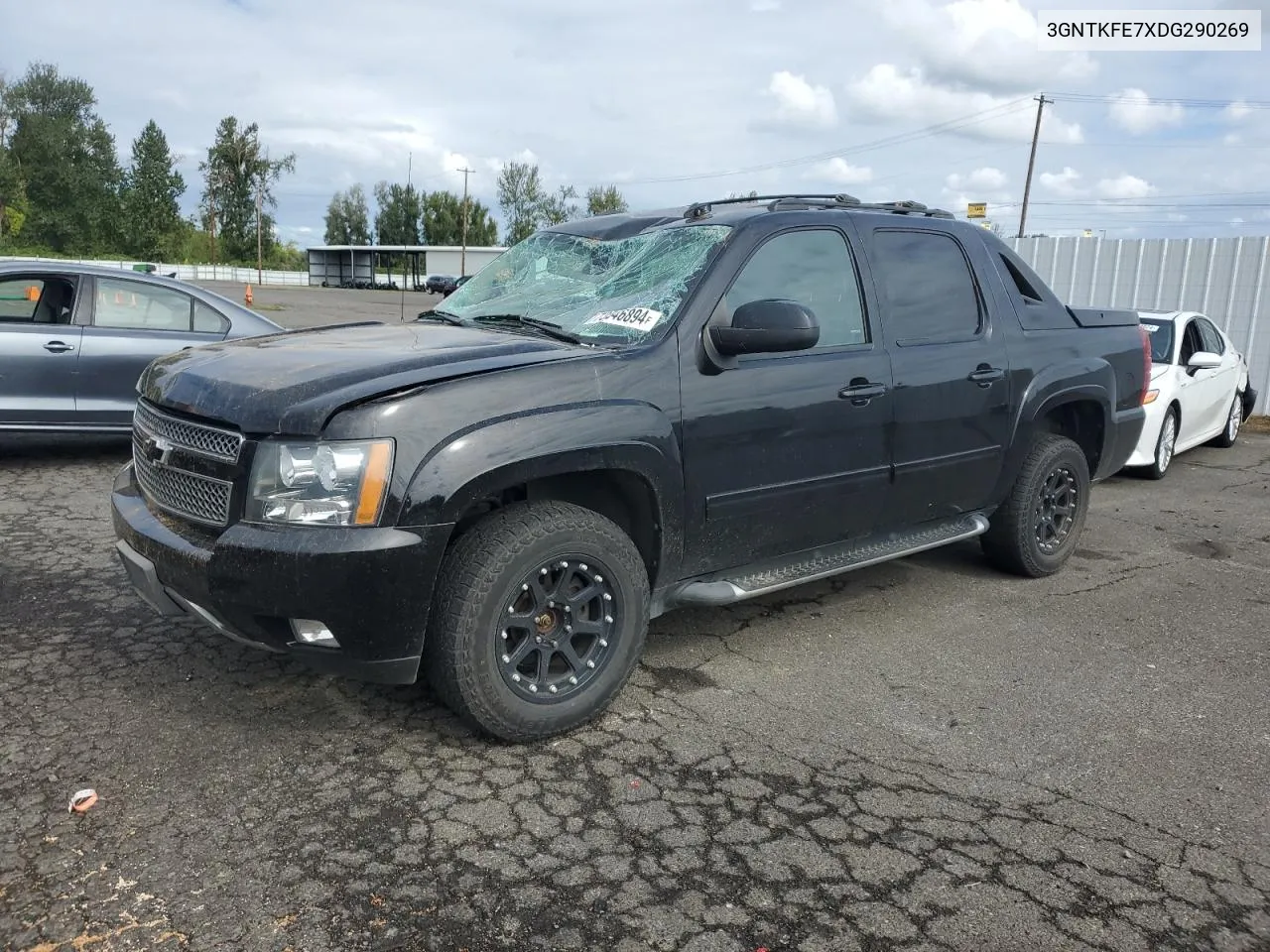 2013 Chevrolet Avalanche Lt VIN: 3GNTKFE7XDG290269 Lot: 73546894