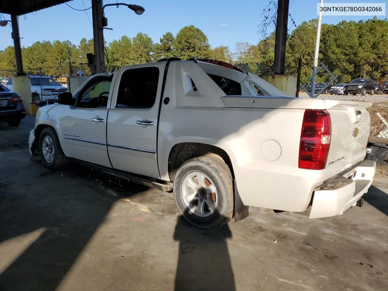 2013 Chevrolet Avalanche Ltz VIN: 3GNTKGE78DG342066 Lot: 74980564