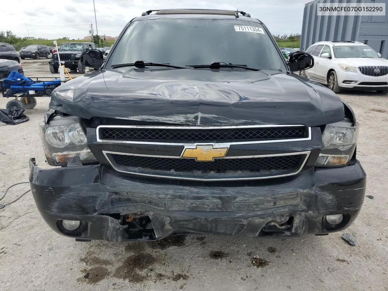 2013 Chevrolet Avalanche Lt VIN: 3GNMCFE07DG152290 Lot: 75111354