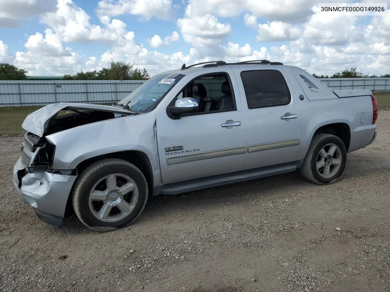 2013 Chevrolet Avalanche Lt VIN: 3GNMCFE00DG149926 Lot: 77456344