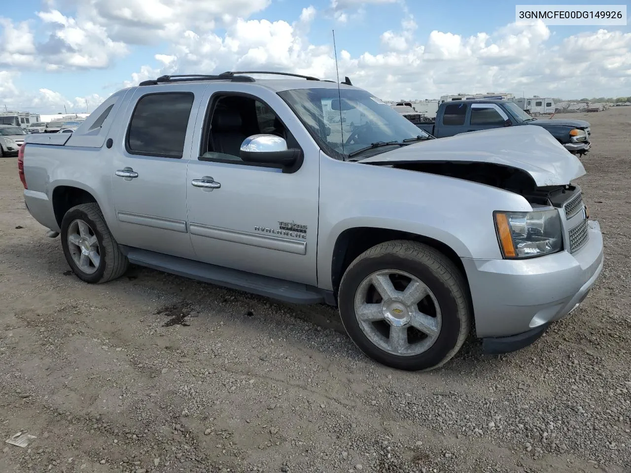 2013 Chevrolet Avalanche Lt VIN: 3GNMCFE00DG149926 Lot: 77456344