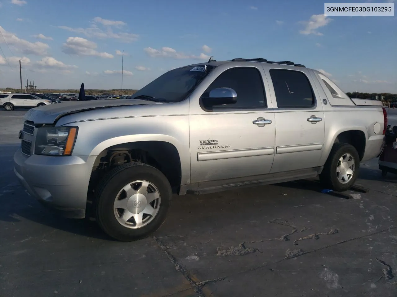 2013 Chevrolet Avalanche Lt VIN: 3GNMCFE03DG103295 Lot: 78496704